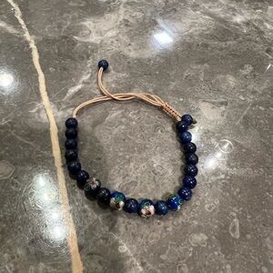 Gemstone Bracelet, Blue with cute design